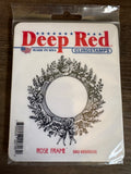 Deep Red Clingstamps ~ Rose Frame SKU 4X500131 R2