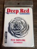 Deep Red Clingstamps ~ Rose Engraving SKU 3X404213 R2