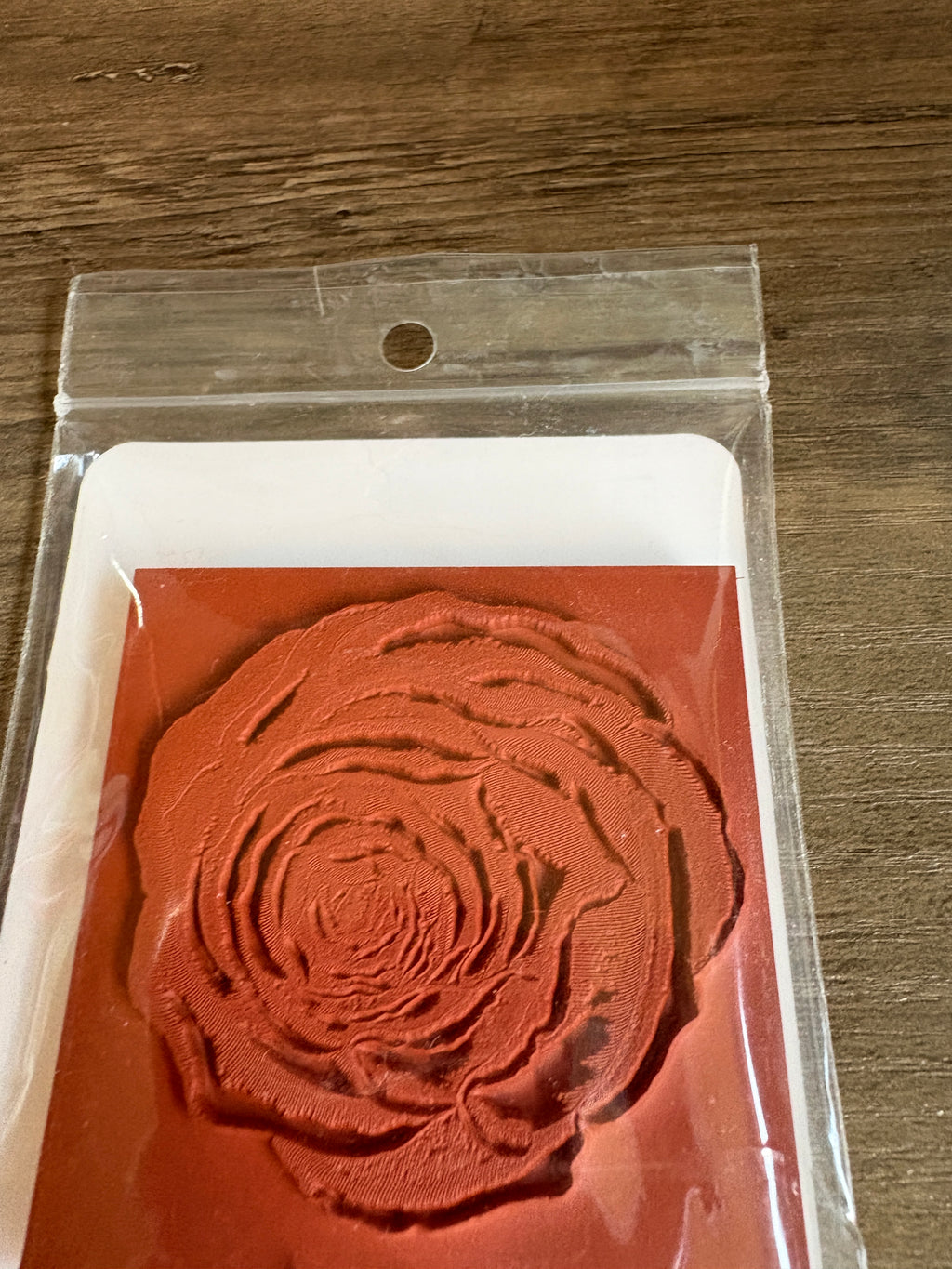 Deep Red Clingstamps ~ Rose Engraving SKU 3X404213 R2