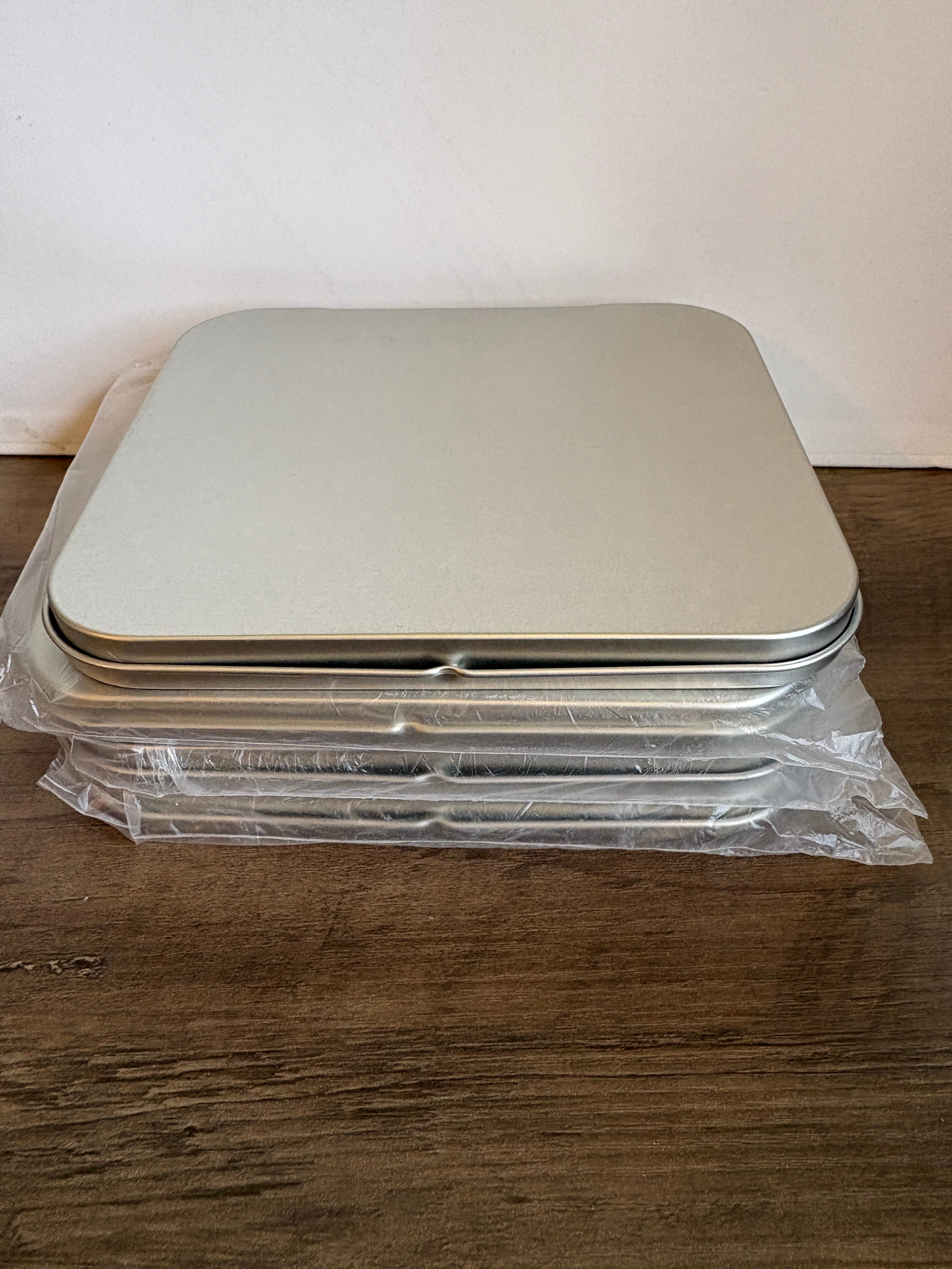 Unbranded 5 Pack of Silver Tins