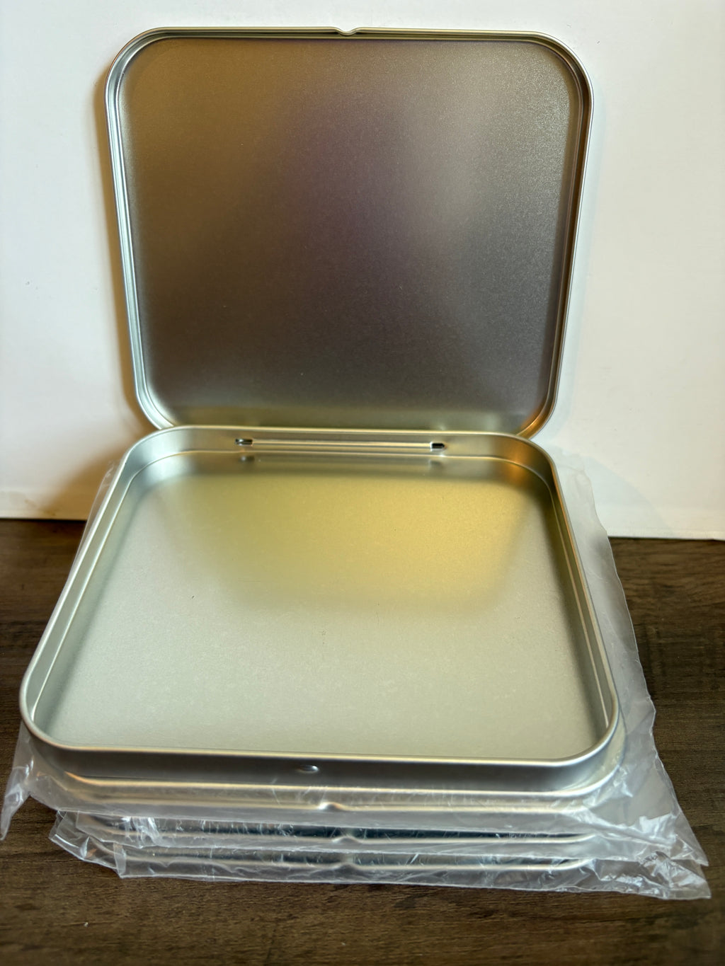 Unbranded 5 Pack of Silver Tins