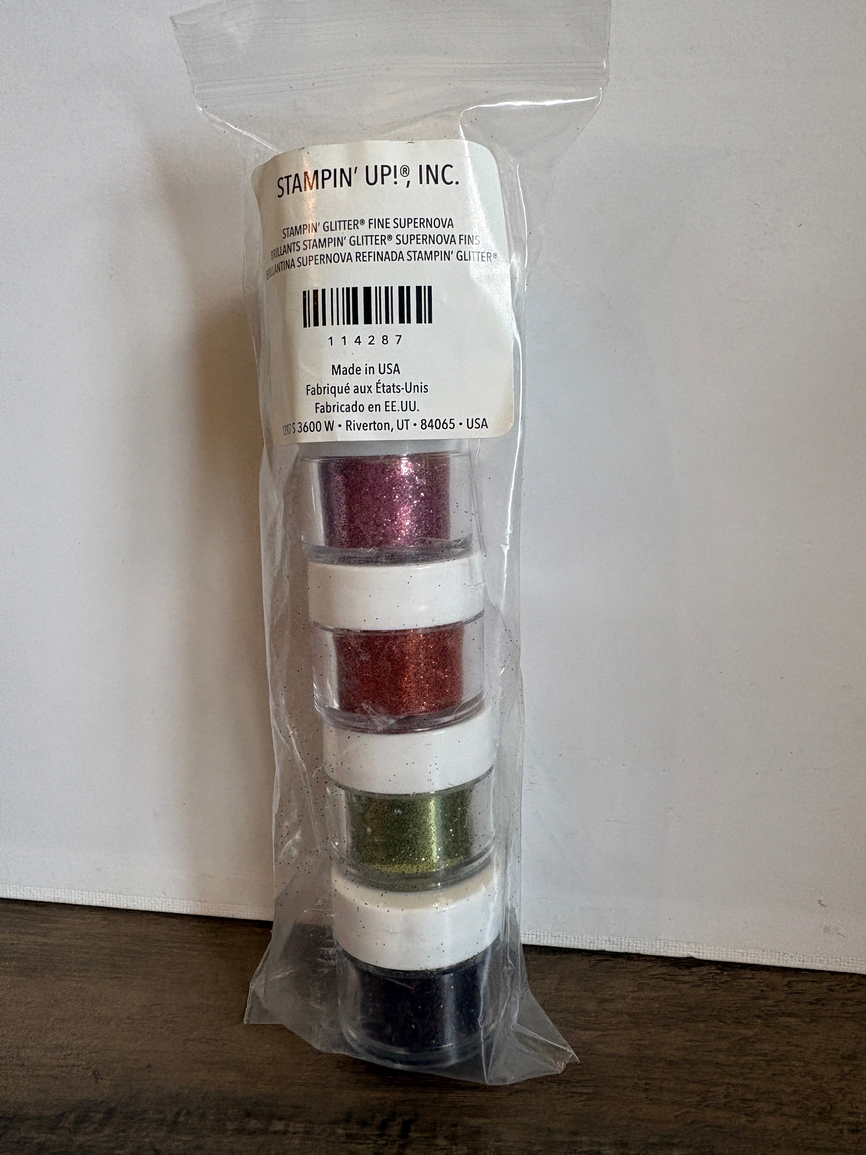 Stampin Up Embossing Glitter - Fine Supernova 114287 5 Pack R1