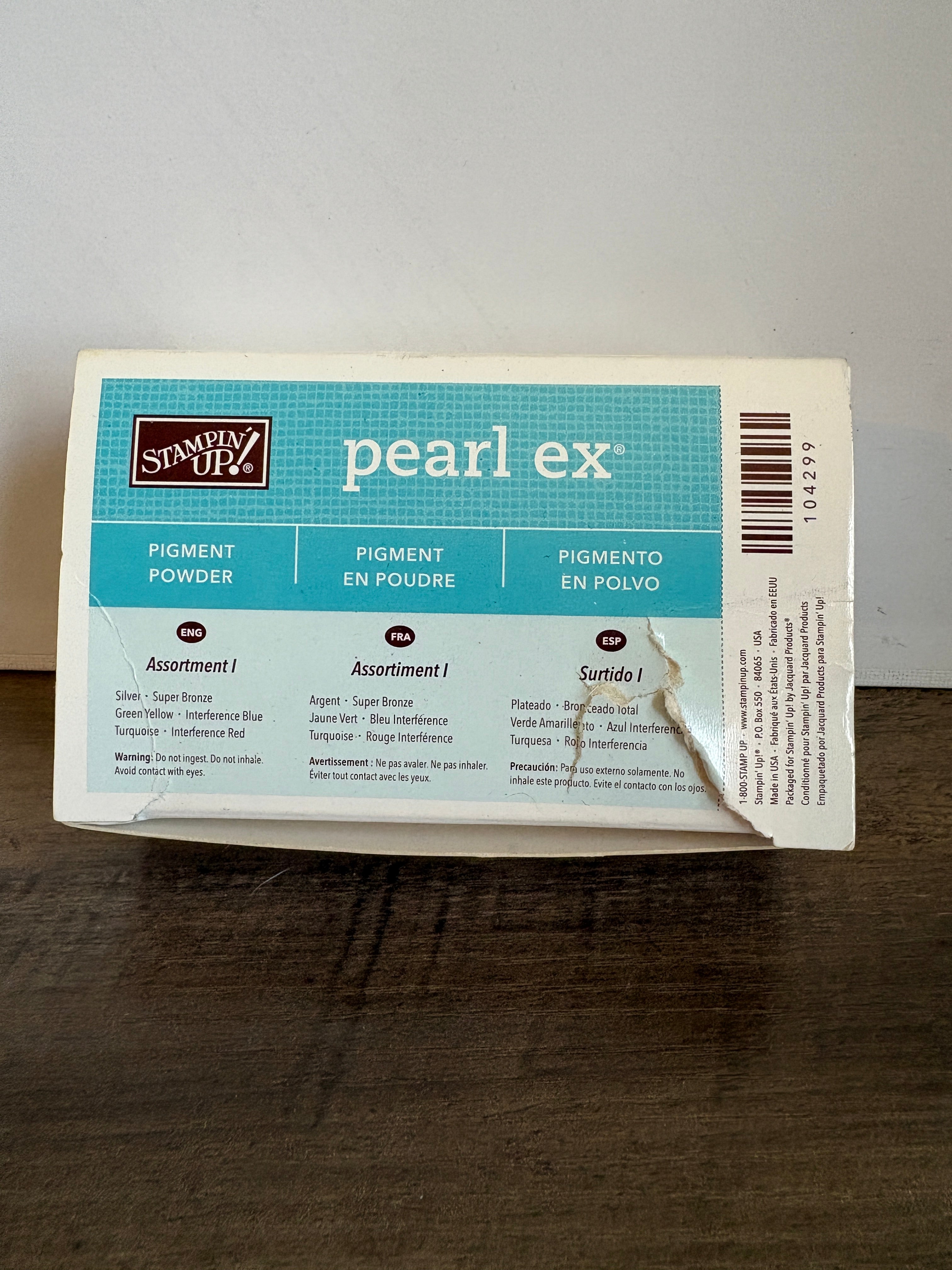 Stampin Up Pearl Ex Pigment Powder Assortment 1 ~ R2