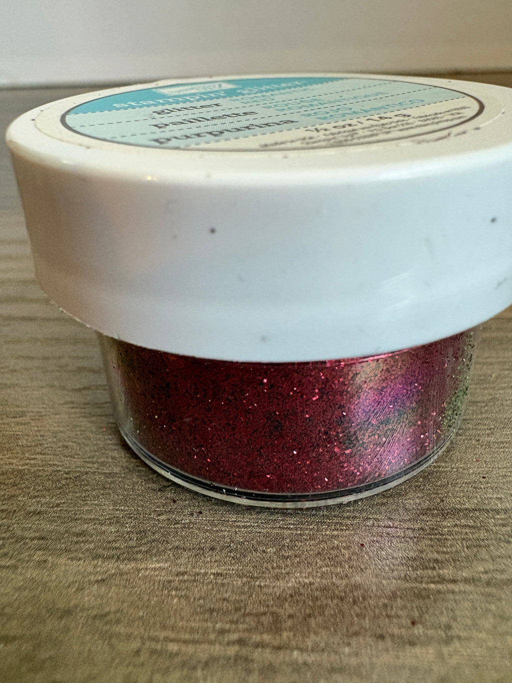 Stampin Up Embossing Glitter ~ Romantic Red ~ R1