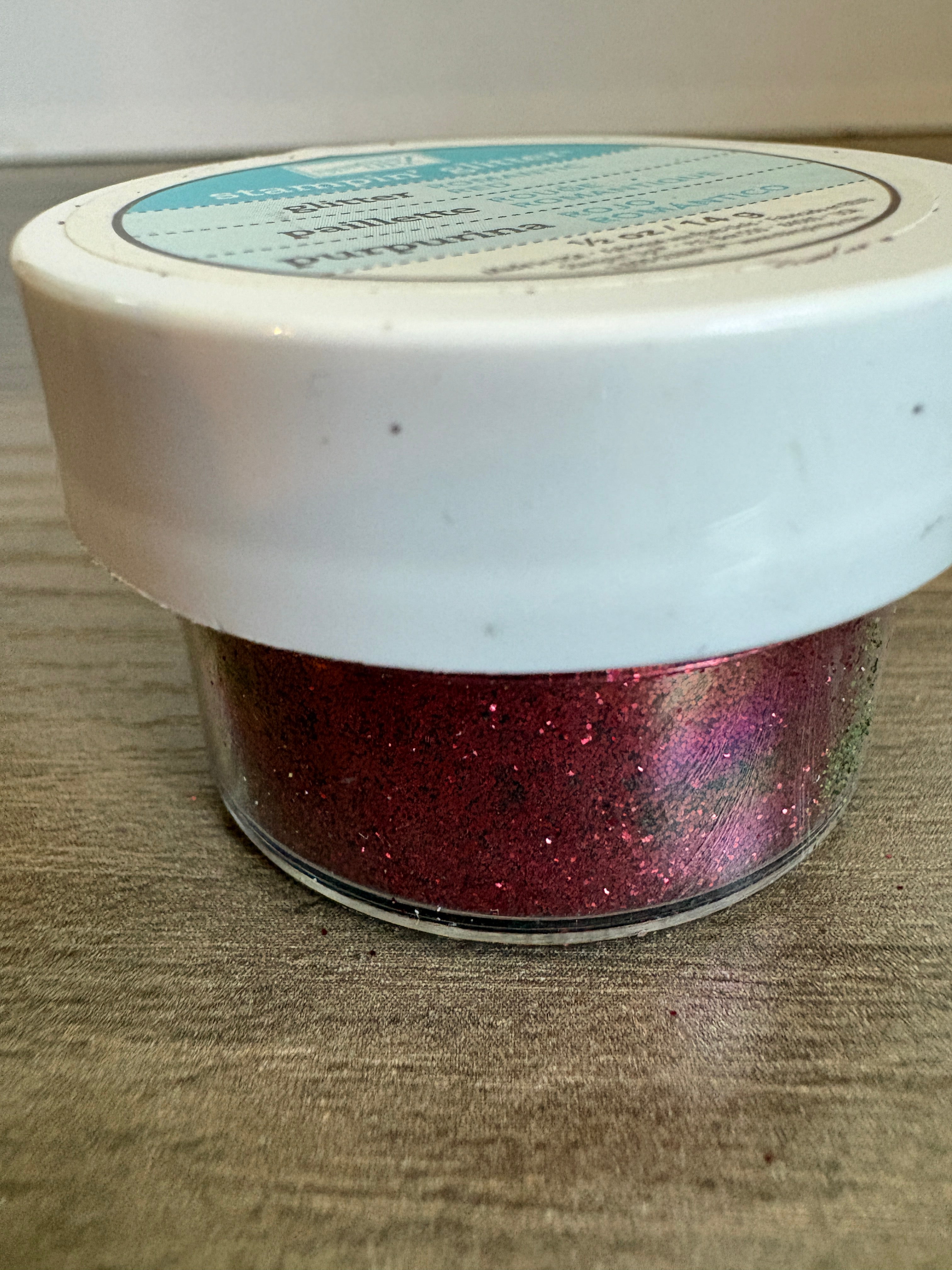 Stampin Up Embossing Glitter ~ Romantic Red ~ R1