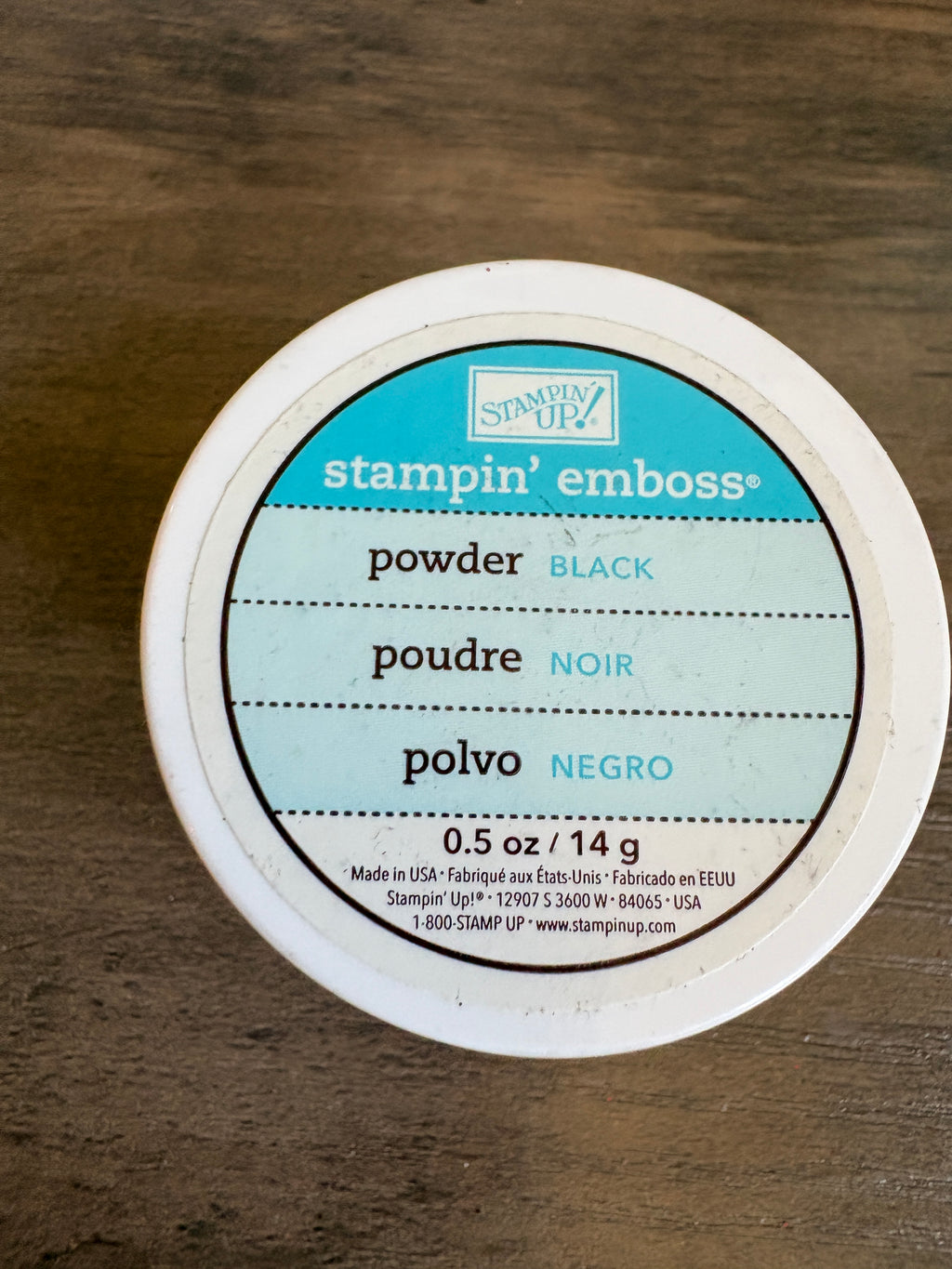 Stampin Up Embossing Powder ~ Black ~ R1