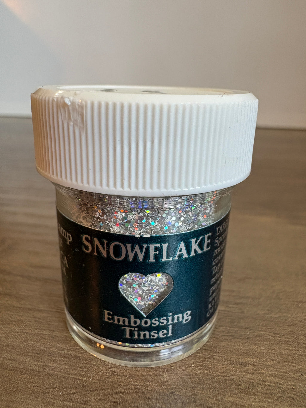 Personal Stamp Exchange PSX Embossing Tinsel ~ Snowflake ~ R1