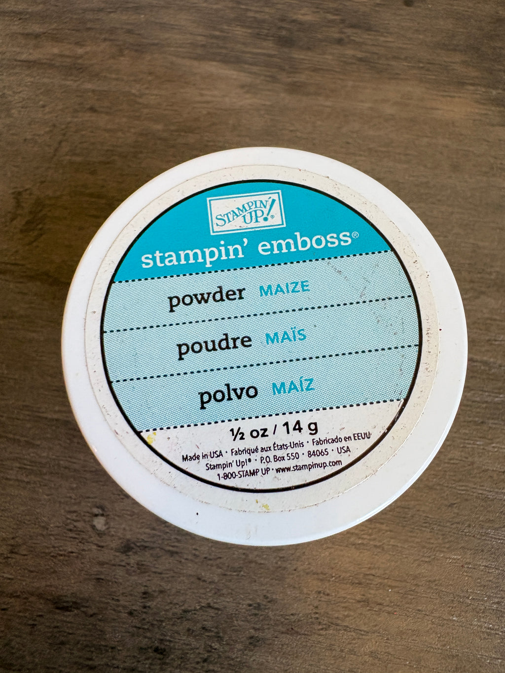Stampin Up Embossing Powder ~ Maize ~ R1