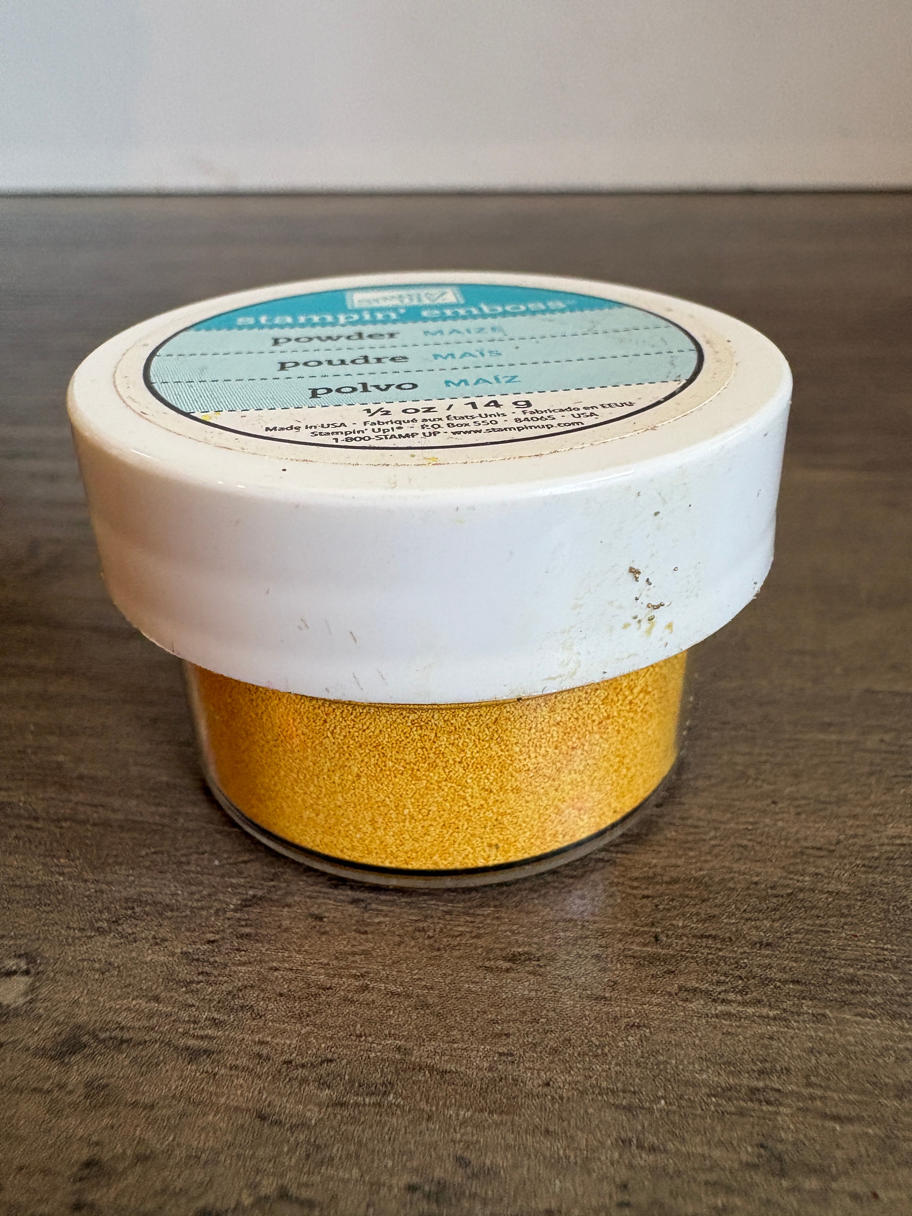 Stampin Up Embossing Powder ~ Maize ~ R1