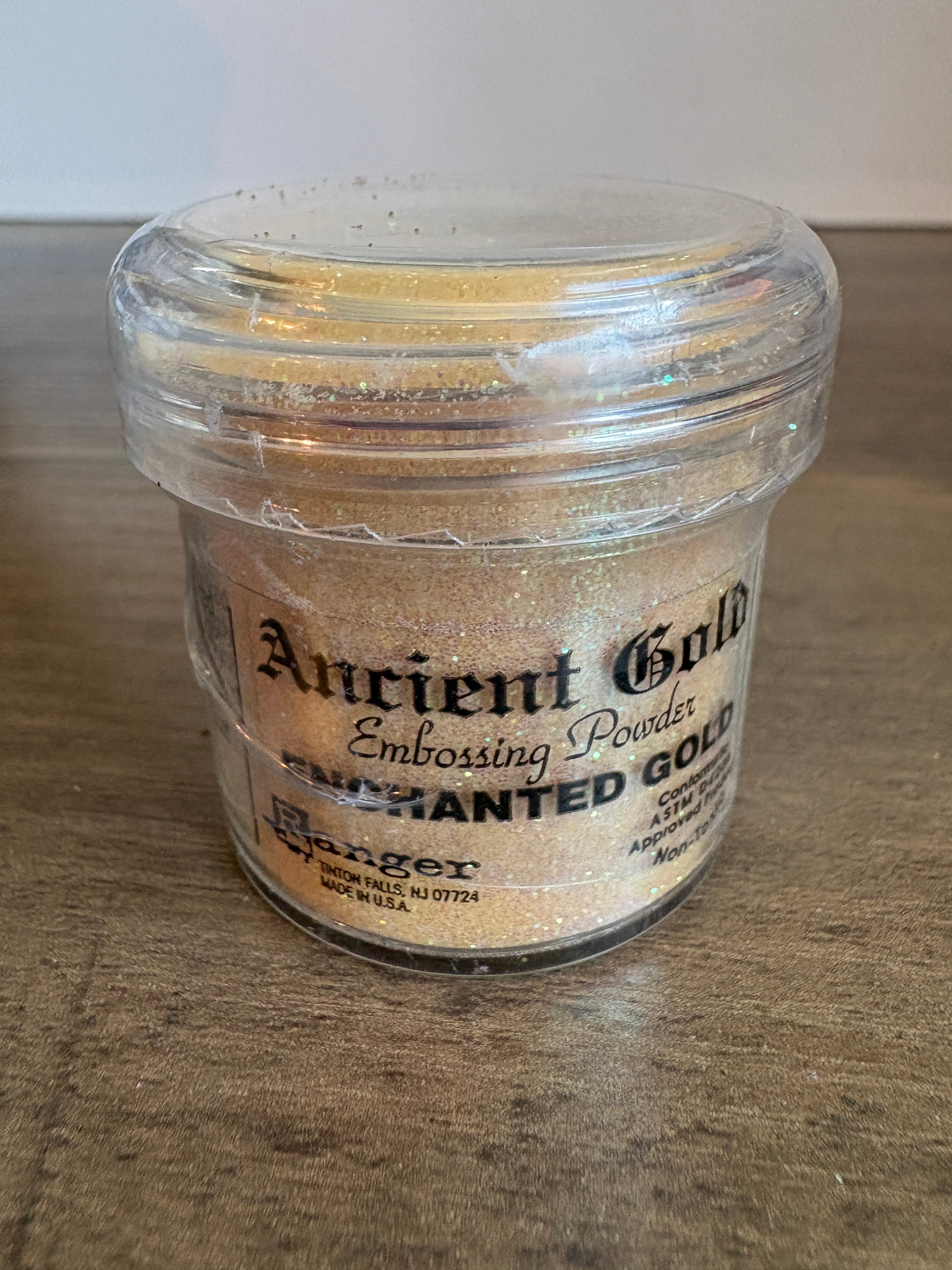 Ranger Embossing Powder ~ Ancient Gold Enchanted Gold ~ R2