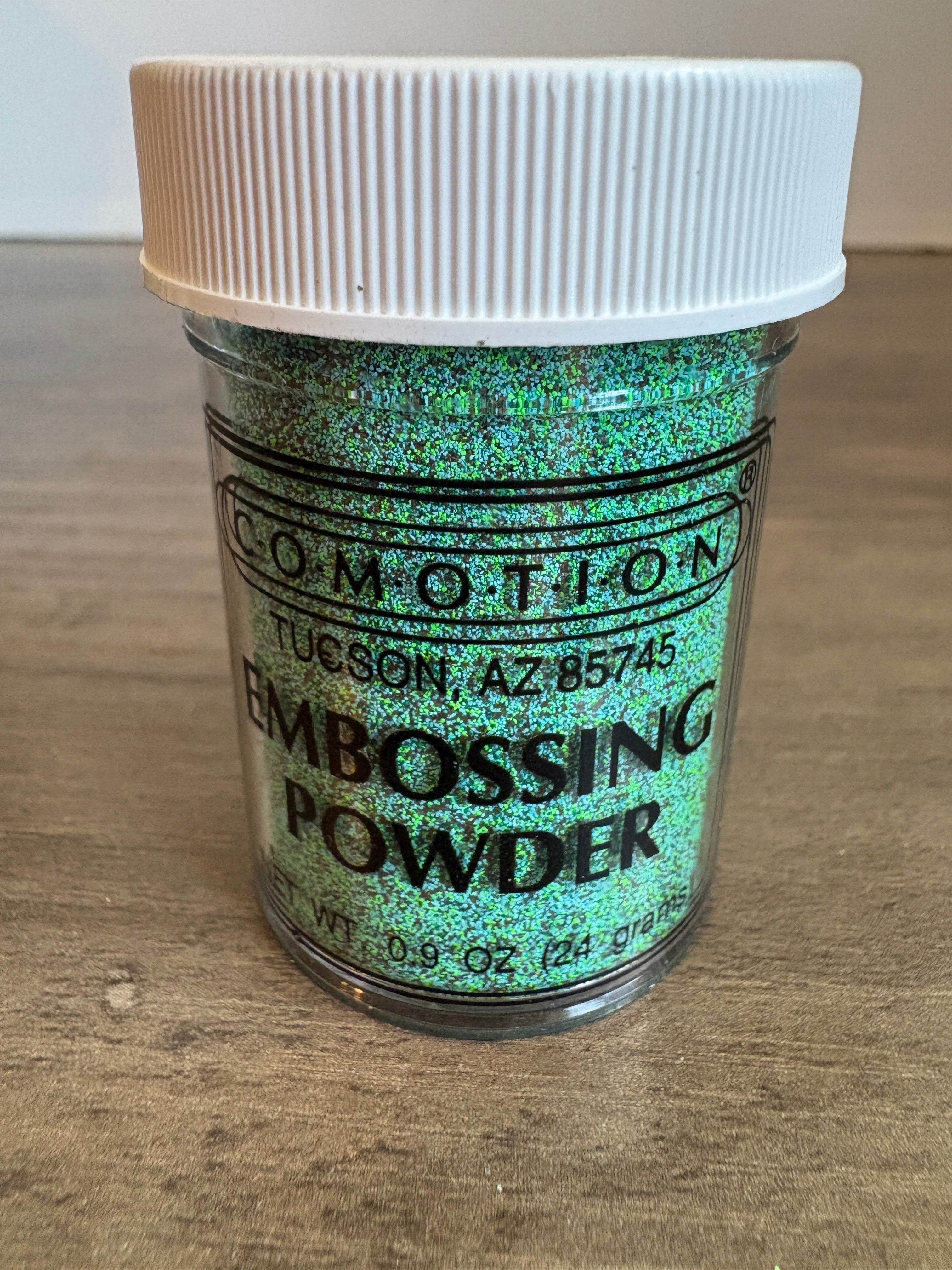 Comotion Embossing Powder ~ Green ~ R2