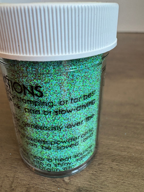 Comotion Embossing Powder ~ Green ~ R2