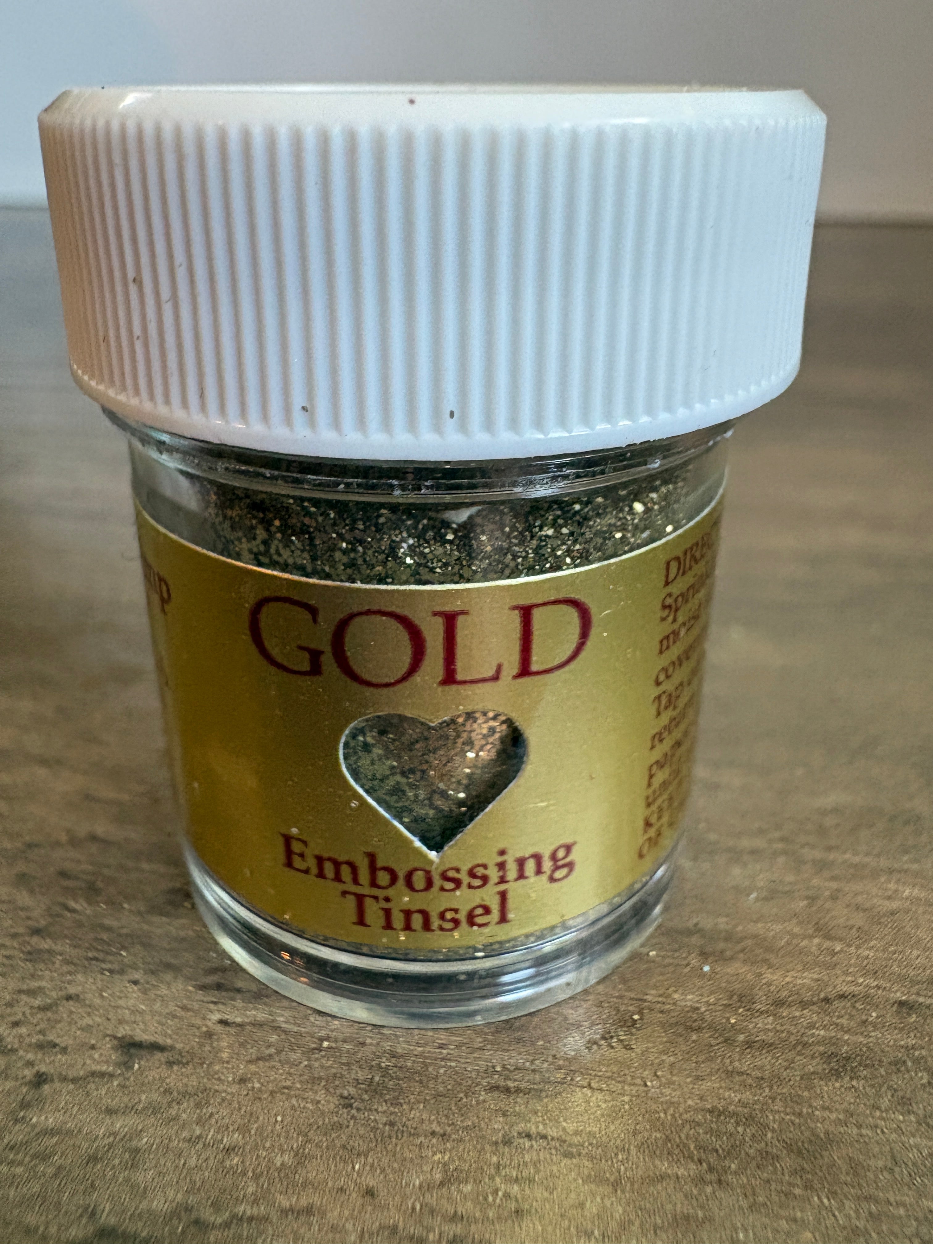 Personal Stamp Exchange PSX Embossing Tinsel ~ Gold ~ R1