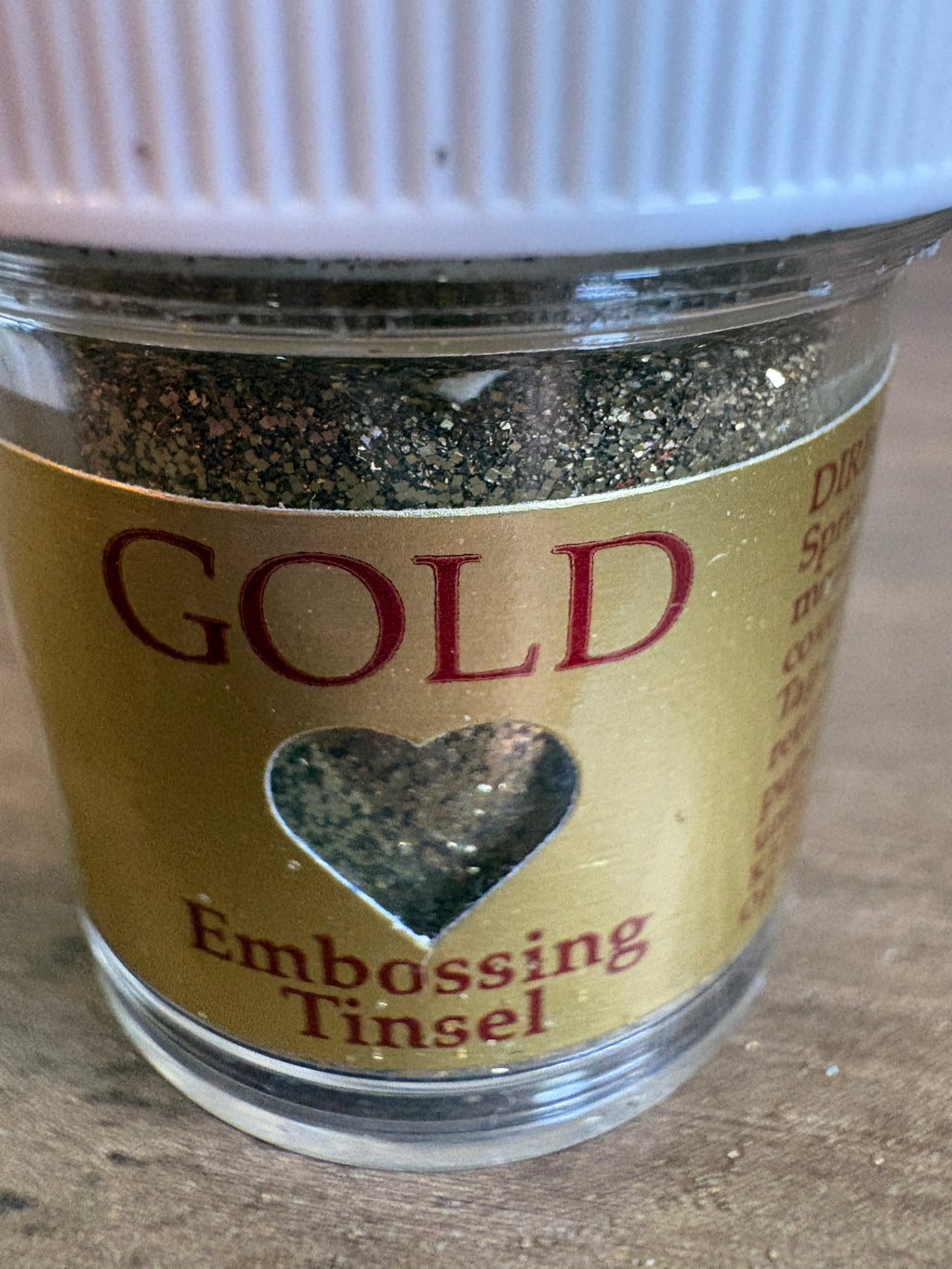 Personal Stamp Exchange PSX Embossing Tinsel ~ Gold ~ R1
