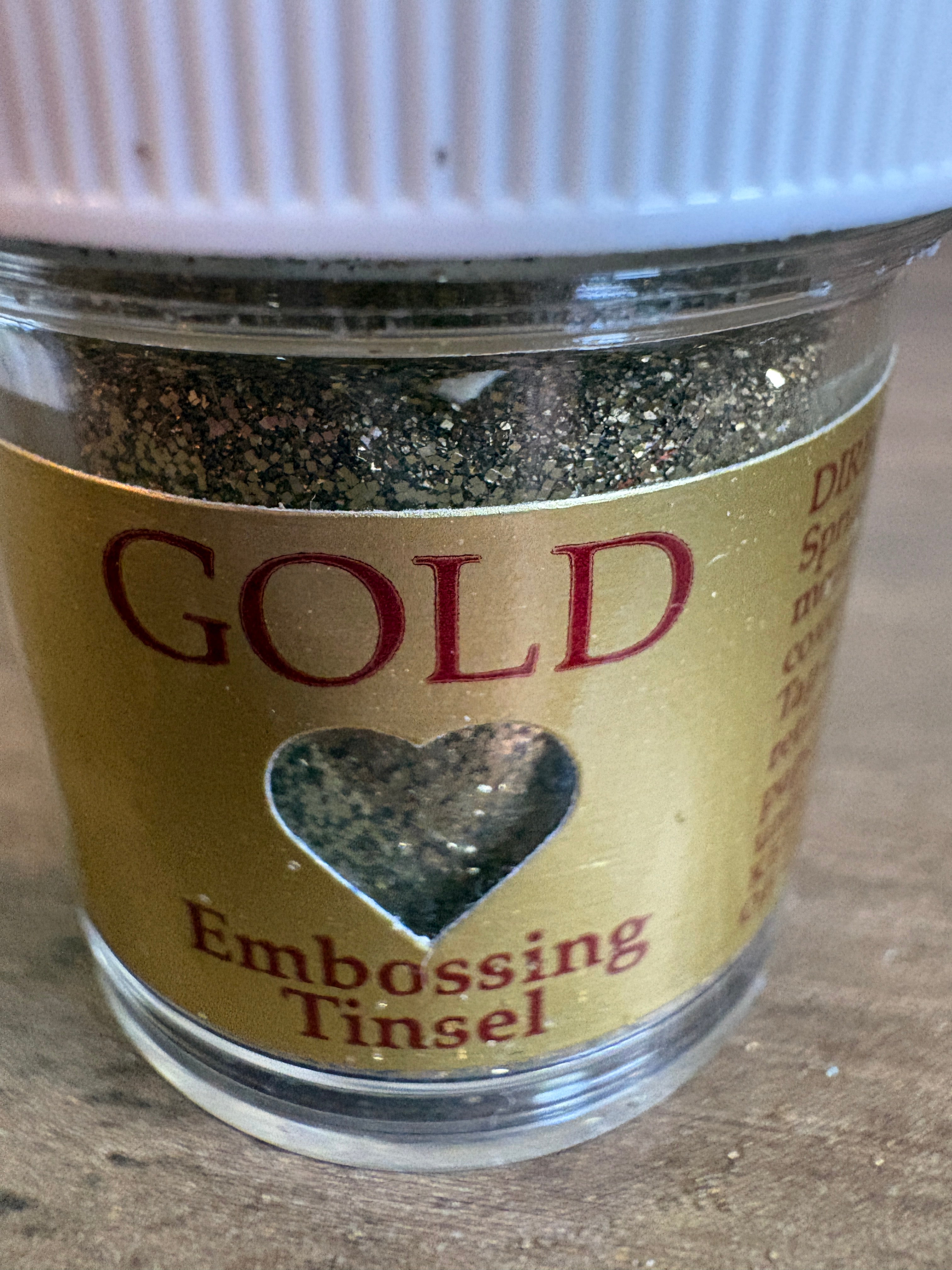 Personal Stamp Exchange PSX Embossing Tinsel ~ Gold ~ R1